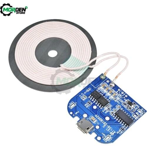 Standard Qi Wireless Charging Transmitter Charger Module For Micro USB Mobile Phone Charger Board DC 5V 10W PCBA Board