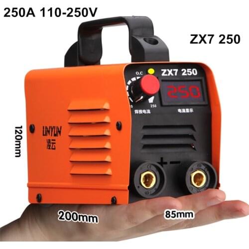 Free shipping 250A 110-250V Welding Machine Compact Mini MMA Welder Inverter welding semiautomatic