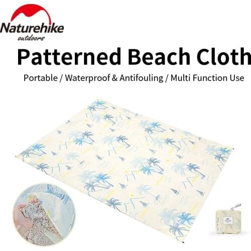 Naturehike Ultralight 4.3㎡ 70D Patterned Beach Cloth 200g Multifunctional Travel Sunshade Cloth Anti Fouling Outdoor Picnic Mat