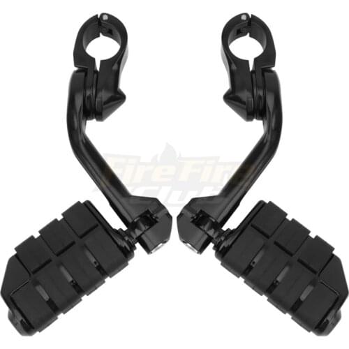 Universal 1 1/4" 32mm 2 Footrest Clamps Engine Bar Highway Foot Peg Mounting Kit Suit For Harley/Honda/Yamaha/Kawasaki