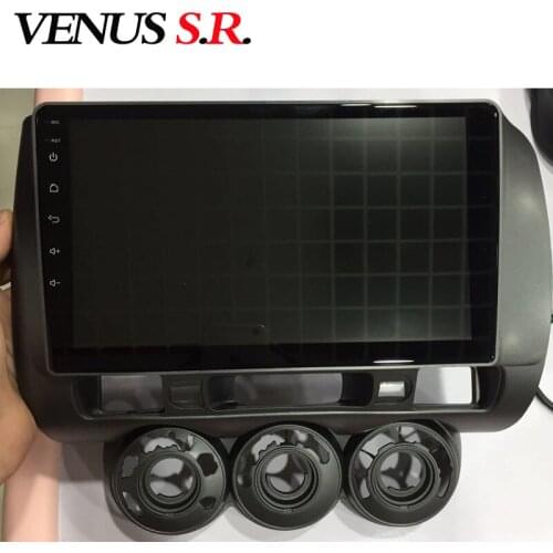 VenusSR Android 9.1 2.5D Car DVD Player GPS Navigation Multimedia For Honda Fit Jazz City Right Hand Drive RHD Radio 2004-2007