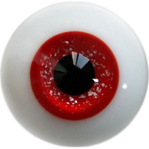 [wamami] 18mm Red Glass Eyes Eyeball BJD Doll Dollfie Reborn Making Crafts