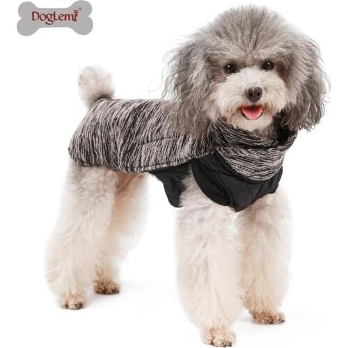 Winter Warm Nordic Style Pet Clothes Reversible Luxury Dog Jacket Clothing Hoodie