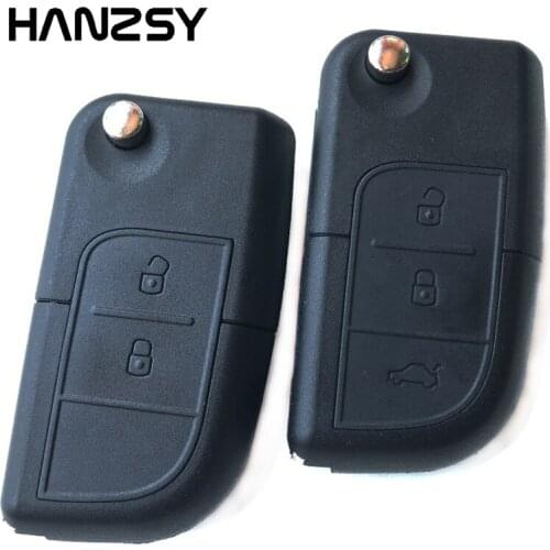 2/3 Buttons Remote key shell For Changan Alsvin V3 V5 CX20 CX30 Zhixiang eulove Replaceable Folding Flip key Fob Car key Case