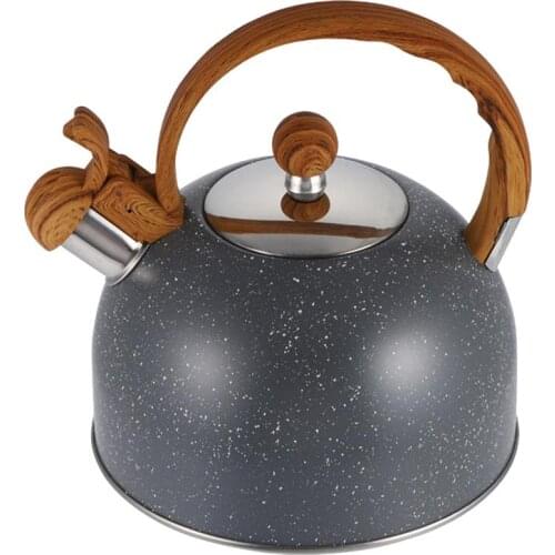 2.5L Stainless Steel Whistling Kettle Sounding Boiled Water Bottle Tea Pot Kitchenware For Gas Stove Induction Cooker