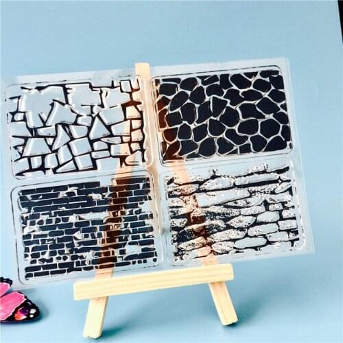 2021 Multiple Styles Silicone Clear Stamp for Scrapbooking DIY Album Card Decoration Embossing Folder Craft Rubber Molds