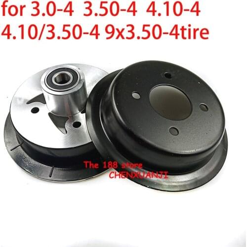 4.10/3.50-4 wheel rim 4 inch alloy 6202 bearing hub fit MiNi Moto,ATV&Go Kart Electric Scooter