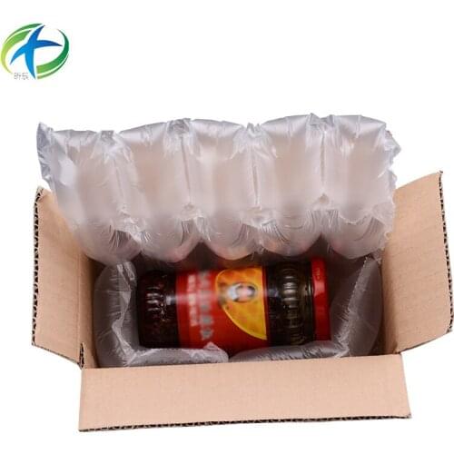 4 Rolls 20 cm*20 cm*25 um Air Void Filling Inflatable Air Bubble Cushion Wrapping Film Shock-proof Air Pillow Film