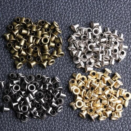 50Pcs Mini Eyelet Buttons for DIY Doll Belt Buckles Metal Buckle Snap Button Bag Shoes Clothes Sewing Accessories 1.5/2.0/2.5mm