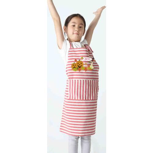 Nordic striped childrens cotton and linen pumpkin car Halloween gift show clothes interactive handmade bakeries