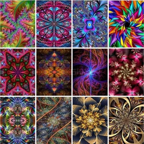EverShine Diamond Painting 5D Mandala Full Square Diamond Embroidery Flowers Picture Rhinestones Art Gift Home Decoration