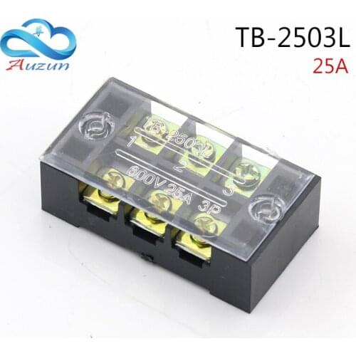 TB-2503L connection terminal discharge current 25A connection flame retardant wire connector 3P bit fixed