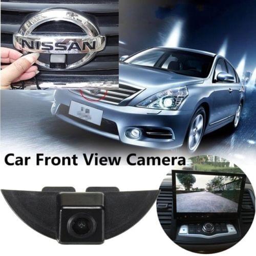 JanDeNing Car vehicle Front View Logo Embeded Camera for Nissan Qashqai X-trail Sentra Murano Waterproof Wide Degree