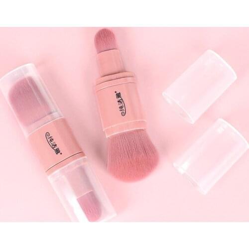 Beauty Makeup Foundation Brush Highlighter loose Powder Brush Face Blusher Brush Telescopic handle Blush Brush Cosmetic Brush
