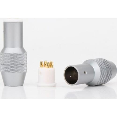 Monosaudio DI90 5 Pin Turntable Female DIN plug Gold Plated Right Angled tonearm connector Vinyl Connector