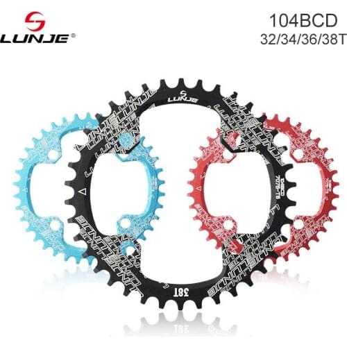 Bicycle Guide Ring Series Disc 104BCD Crankset 32T 34T 36T 38T Mountain Bike Chain Ring Cnc Crankset Bike Parts Accessories