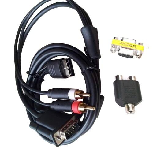 OSTENT DC VGA Video Cable HD RCA Adapter Japan NTSC US PAL for SEGA Dreamcast Console
