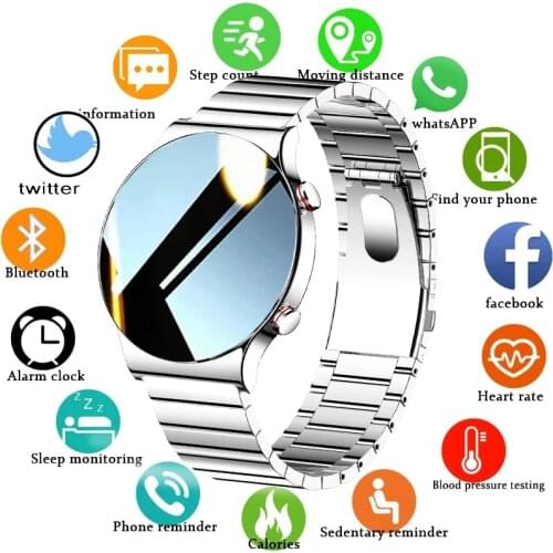 Luxury Smart Watch Men Women IP68 Waterproof smartwatch Mens Bluetooth Call For Android ios Music Player 2021 New Fitness Watch