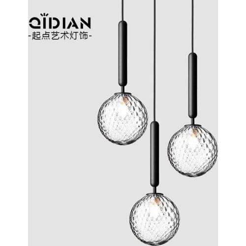 Nordic crystal glass ball chandelier ceiling chandeliers ceiling cocina accesorio kitchen chandeliers hanging lamp