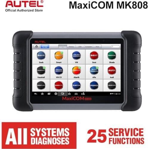 Autel MaxiCOM MK808 OBD2 Scanner Professional Automotive Tools Full Systems Car Diagnoses OBD 2 Creader