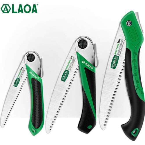 Laoa Folding Saw 6 "8" 10 "Blade Foldable Handsaw Outdoor Scissors Camping Wood Pruning Scissors Hard Tooth Gardening Tools