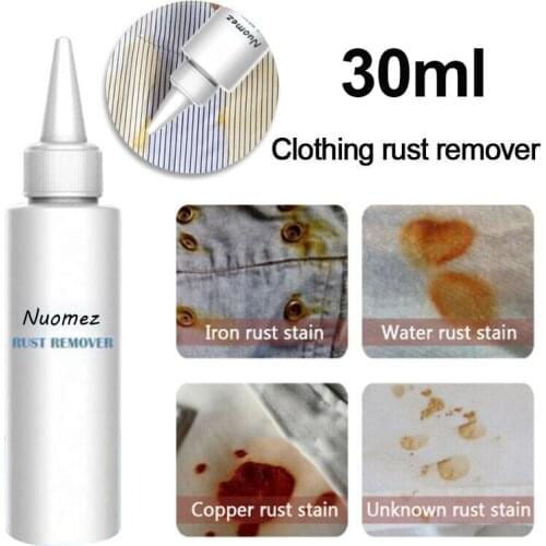 Rust Remover For Car Clothes Cleaner Fabric Rust Stain Remover 30ml Multi-purpose Waterless Clothing Cleansing Foam Spray