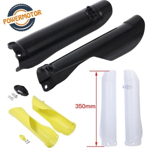 Motocross Front Fork Protector Covers Fork Guards Plastic Frame Protection Cover For SX SXF XC-W EXC-F Husqvarna 2016-2018