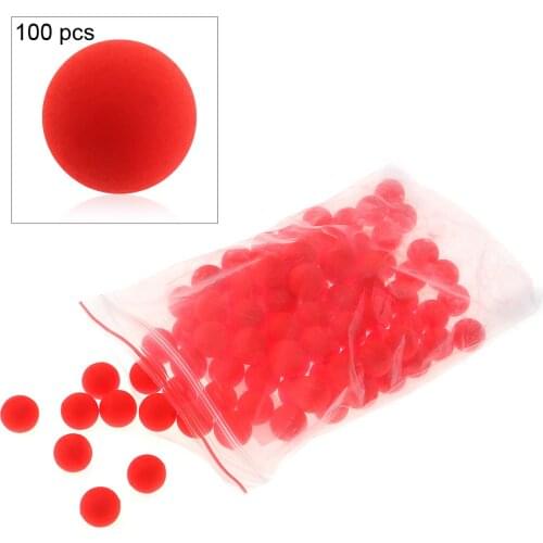 100pcs/lot 5# Red EPS Foam Fishing Floats Ball Eye-catching Beans for Saltwater / Freshwater Fish