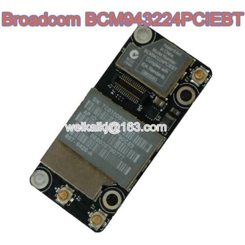BroadCom BCM943224PCIEBT BCM43224 Wireless WIFI WLAN+BT Bluetooth Card for airport A1278 A1286 A1297 607-6503-A 607-714