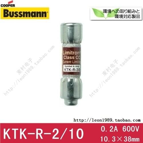 Bussmann fuse Limitron Class CC KTK-R-2/10 KTK-R-1/8