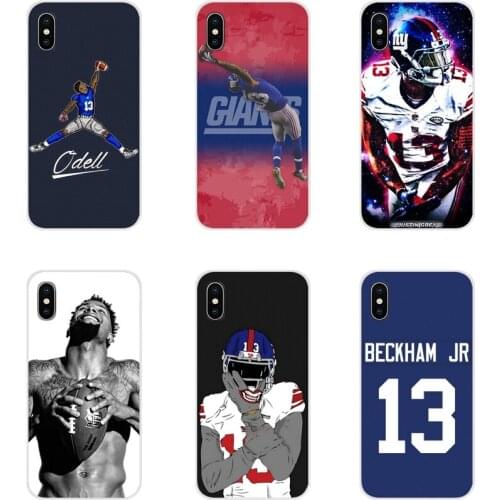 TPU Transparent Cases For Samsung A10 A30 A40 A50 A60 A70 Galaxy S2 Note 2 3 Grand Core Prime american football odell beckham jr