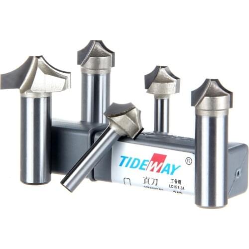 Woodworking Cove Groove Tools Router Bit Flat Bottom Cutter 1/4*1/4 for Wood Tideway 3021