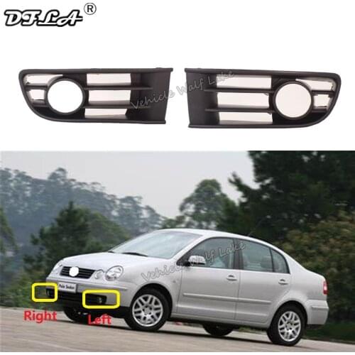 For VW Polo 9N Sedan 2004 2005 2006 Car-Styling Front Fog Light Fog Lamp Grille Cover