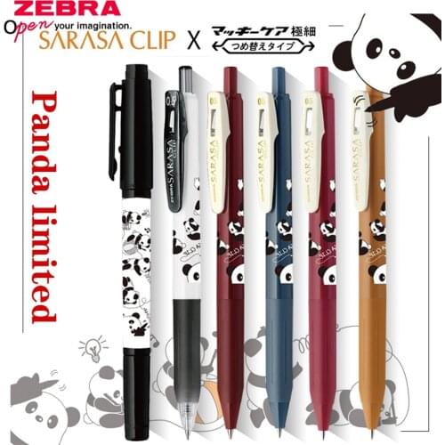 1 PCS Panda Limited Zebra JJ15 Gel Pen Press Test Pen Black Marker Pen Can Replace The Core