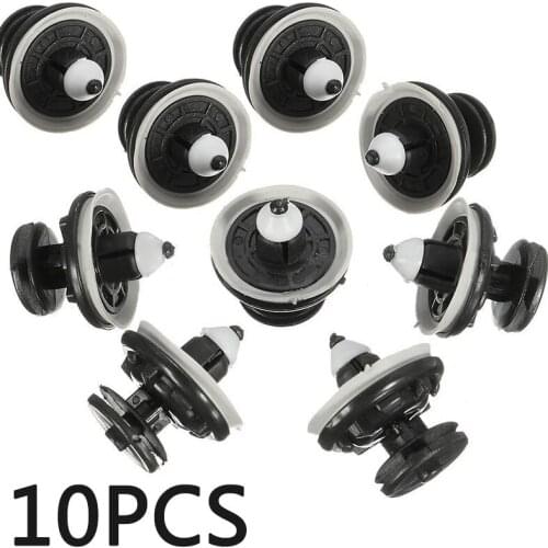 JX-LCLYL 10pcs Interior Door Card Panel Trim Clip For VW Touran Tiguan Golf Passat Jetta