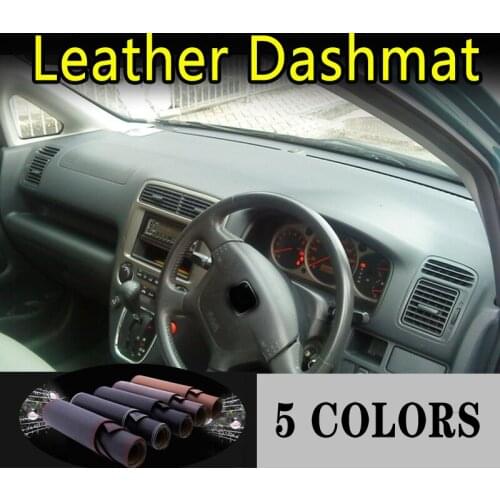 For Honda STREAM G1 RN1 RN2 RN3 RN4 RN5 2000 - 2006 Leather Dashmat Dashboard Cover Dash Mat Carpet Car Styling Accessories