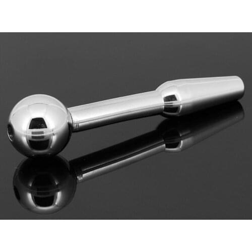 Male Stainless Steel Catheter Tube Urethral Sounding Beads Stretching Stimulate Penis Plug BDSM Product Sex Toy A088