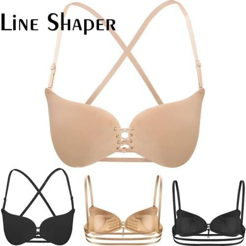 New Arrival Women Bralette Bras Fashion Design Lady Padded Push Up Bra One Piece Three-quarter Cup Brassiere