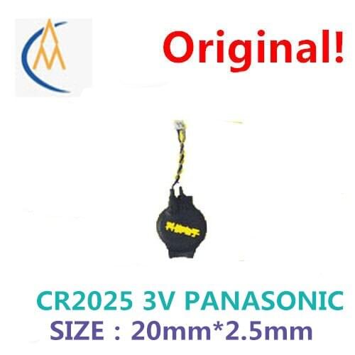 Original new PANASONIC Lenovo IBM notebook motherboard 3V battery cr2025 wired CMOS BIOS memory battery with long service life