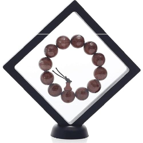 Transparent Jewelry Display Suspended Floating Holder Case Jewelry Package Box Ring Gems Bracelet Overall Display Jewelery Stand