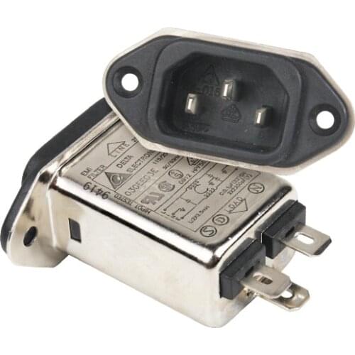 3A250V Socket AC Power Supply IEC Filter Purifying Mains EMI High Frequency Noise