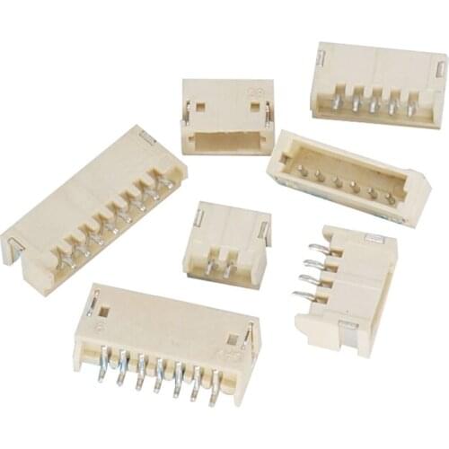 20PCS ZH connector 1.5mm pitch ZH1.5 ZH1.5mm SMD sockets female 2P 3P 4P 5P 6P 7P 8P ROHS Free shipping