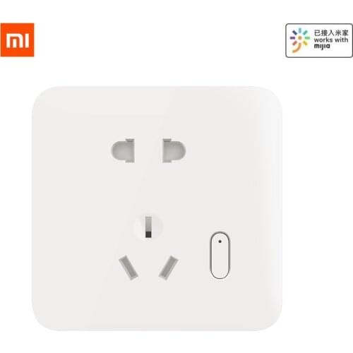 Xiaomi Mijia Smart Wall Socket Adapter 10A 250V Smart Plug OTA Upgrade Power Monitor Timer Socket Remote Control Mijia App