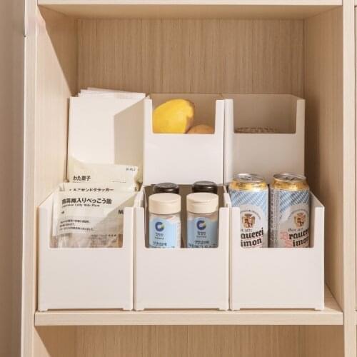 Japanese Kitchen Cabinet Storage Box Desktop Finishing Box Drawer Partition Multi Function Storage Box Storage Drawer Organizer
