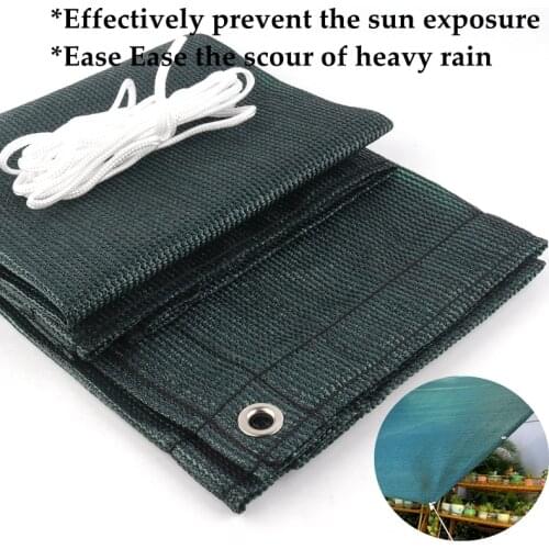 HDPE Dark Green Shade Net Anti-UV Shading 95% Customize Garden Terrace Balcony Privacy Cover Gazebo Fence Canopy Tela Toldo Net