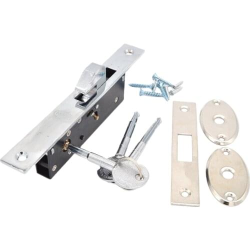 Iron Gate Frame Glass Door Hook Lock Sliding Door Sliding Gate Cross Key Mortise Lock
