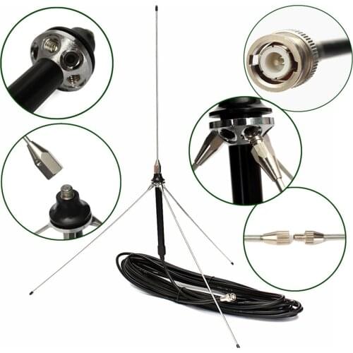 1/4 wavelength GP FM RF umbrella antenna Broadcast stations transmit antennas TNC/BNC