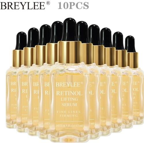 10PCSBREYLEE Retinol Lifting Firming Serum Face Collagen Essence Remove Wrinkle Anti Aging Facial FadeFineLinesRepairingSkinCare