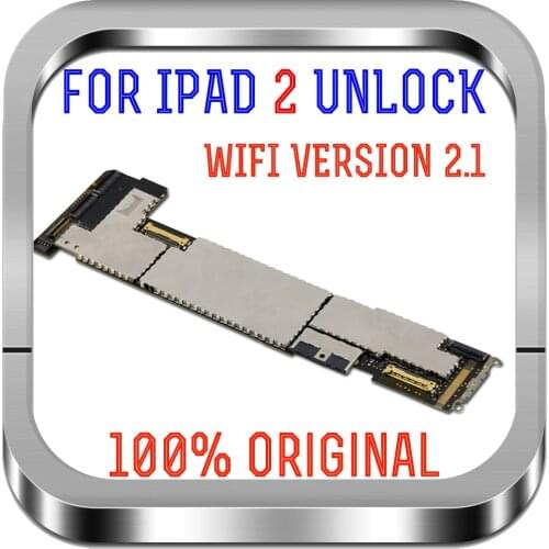 100% Original A1395 Motherboard For iPad 2 WIFI Version Unlocked Mainboard Free iCloud 2.1 Model Logic Board Replace