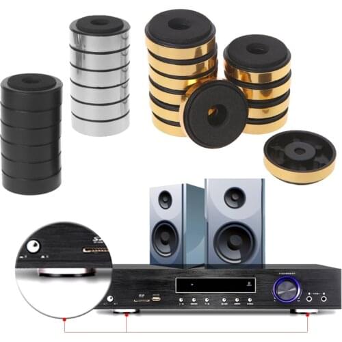 12Pcs Shock Absorption Damping for audio Stereo Speakers Amplifier Feet Pad High Quality Beautiful New High Quality 2021 NEW